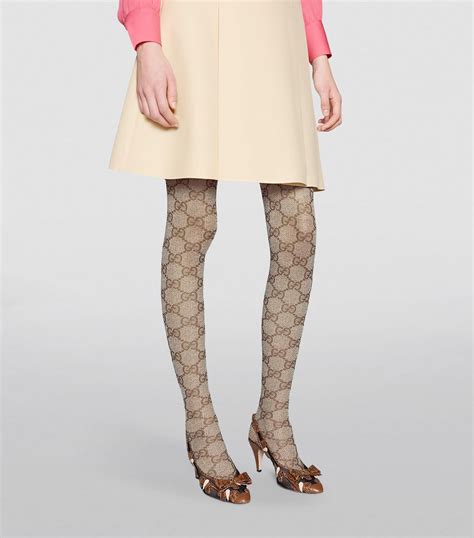 gucci collant gg supreme|gucci gg supreme tights.